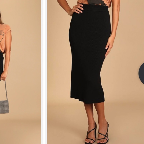 7 for all mankind sweater knit skirt - Picture 2 of 7